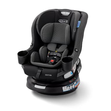 Graco EasyTurn 360 2-in-1 Convertible Car Seat, 360 Degree Rotating Infant to Toddler Rotating Car Seat, 2 Modes Forward and Rear Facing, Slim Design, Cyran