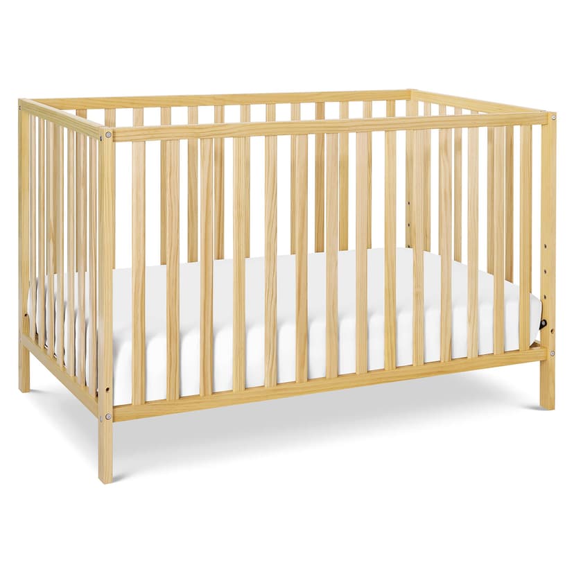 Davinci Union 4-in-1 Convertible Crib - GREENGUARD Gold Certified - Convertible Baby Crib to Toddler Bed, Daybed, Full-Size Bed - Wooden Baby Bed w/Four Adjustable Heights - Natural