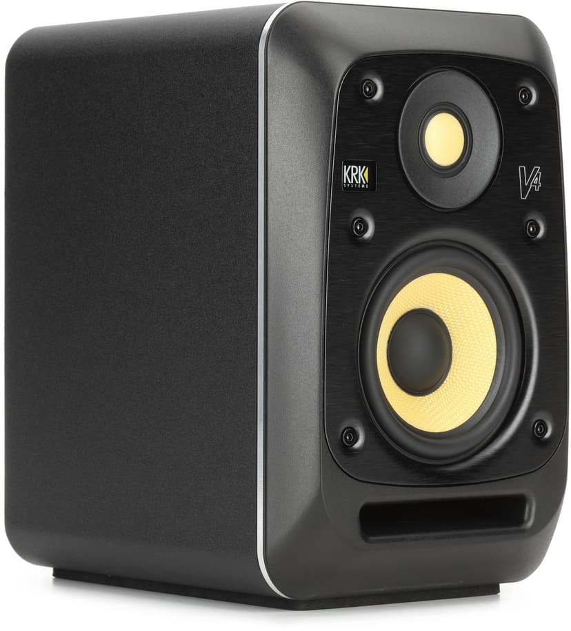 KRK V4 Series 4 4" 2-Way Powered Studio Reference Monitor, Black