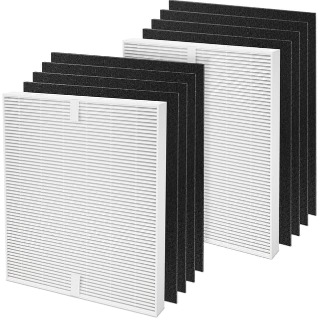 Colorfullife AP-1512HH True HEPA Replacement Filter H13 Compatible with Coway Airmega AP-1512HH Air Purifier and Airmega 200M Air Purifier, Item NO #3304899 (2 HEPA + 8 Carbon Filters)