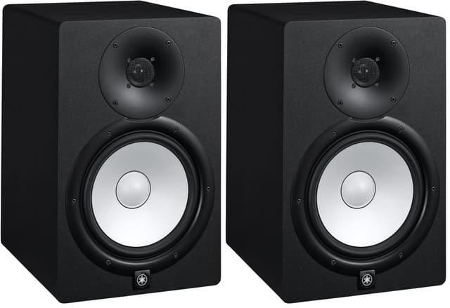 YAMAHA HS8 Studio Monitor, Black, 8 Inch (Pack of 2)