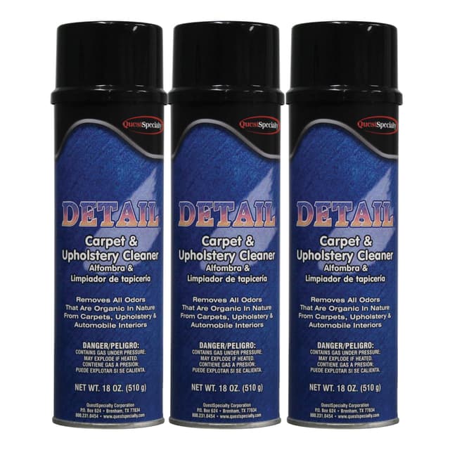 Quest 2045 DETAIL Carpet & Upholstery Cleaner (3 Pack)