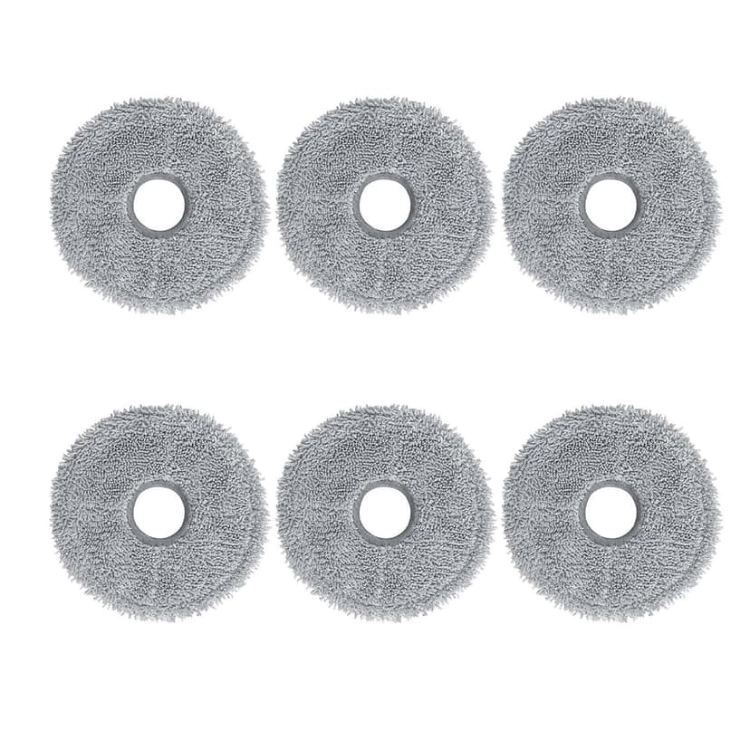 HMHAMA Replacement Mop Cloth Pad for Dreame X40/ X40 Pro/X40 Ultra Robot Vacuum Cleaner, 6 Mop Pads
