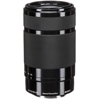 Sony E 55-210mm F4.5-6.3 Lens for Sony E-Mount Cameras (Black) (SEL55210/B)