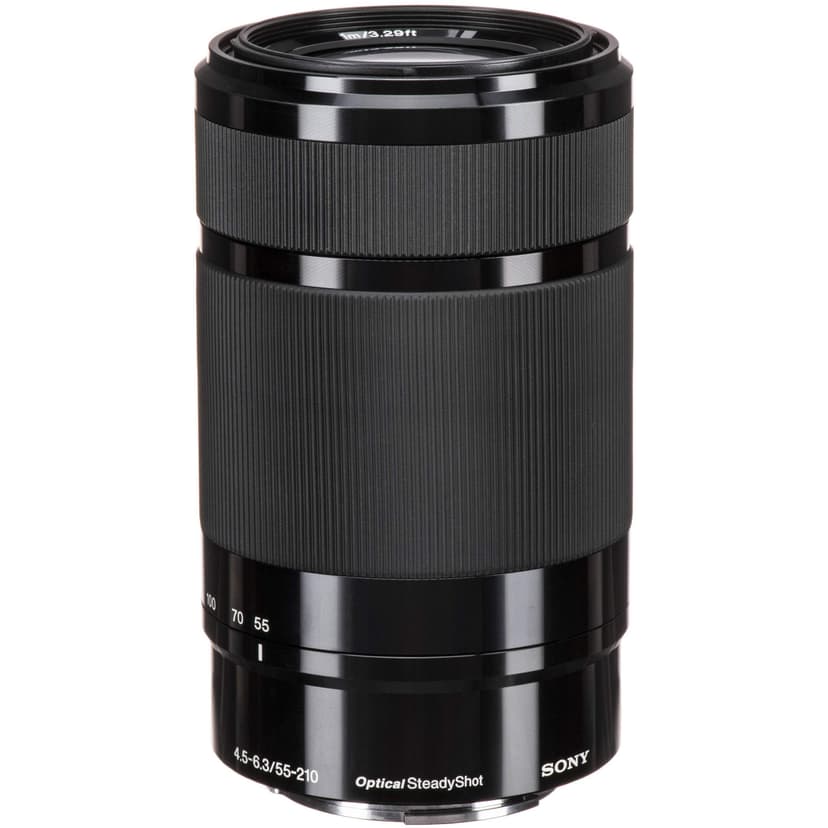 Sony E 55-210mm F4.5-6.3 Lens for Sony E-Mount Cameras (Black) (SEL55210/B)