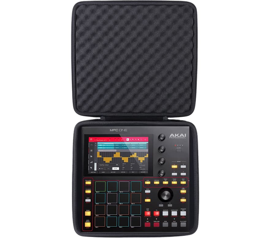 co2CREA Hard Case Compatible with Akai Professional MPC One+ MPC One Standalone Drum Machine Sampler MIDI Controller