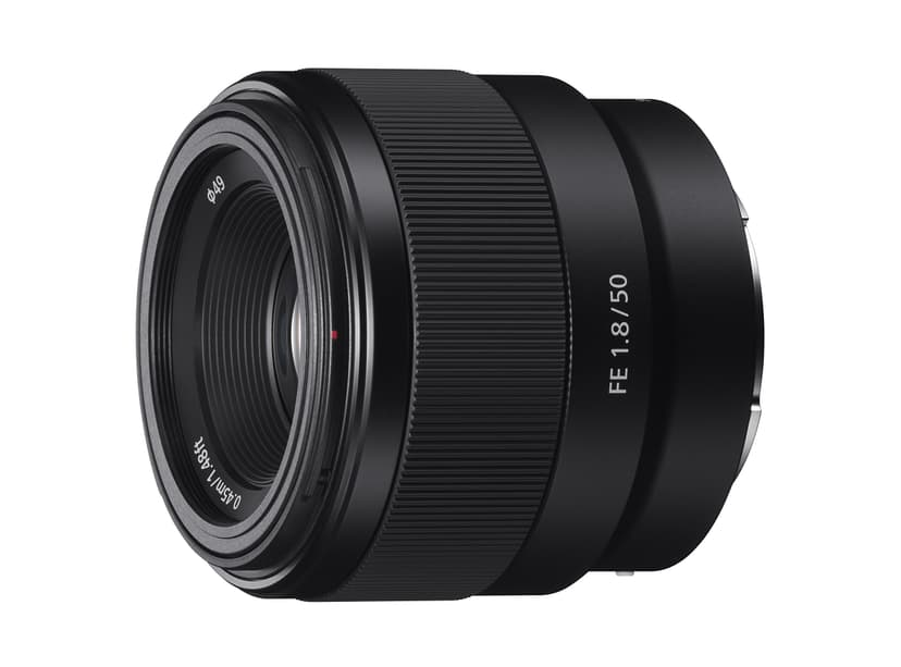 Sony - FE 50mm F1.8 Standard Lens (SEL50F18F/2), Black