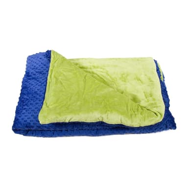 Harkla Kids Weighted Blanket - 15lb Bamboo Cooling Weighted Blanket for Kids - Washable Minky Cover and Glass Beads Filled Weighted Inner - Designed for Sensory Seekers Weighing 90lb to 150lb