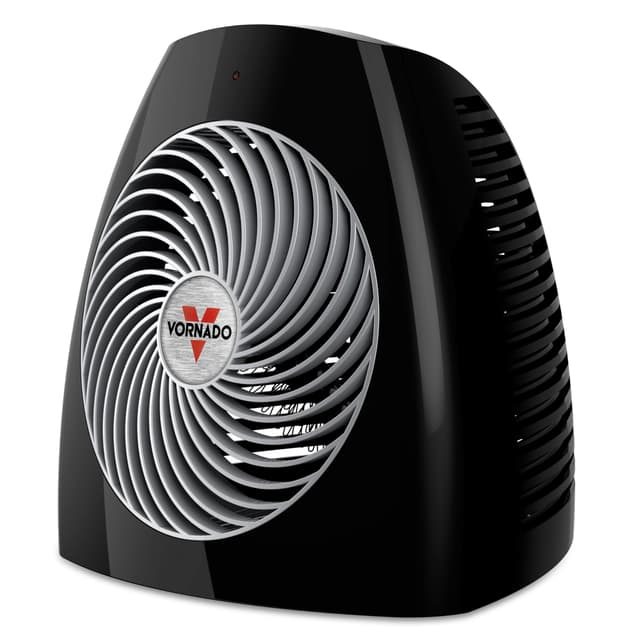 Vornado MVH (2025) Space Heater, 3 Heat Settings, Adjustable Thermostat, Tip-Over Protection, Auto Safety Shut-Off System, Indoor Use, Whole Room Heating, Black