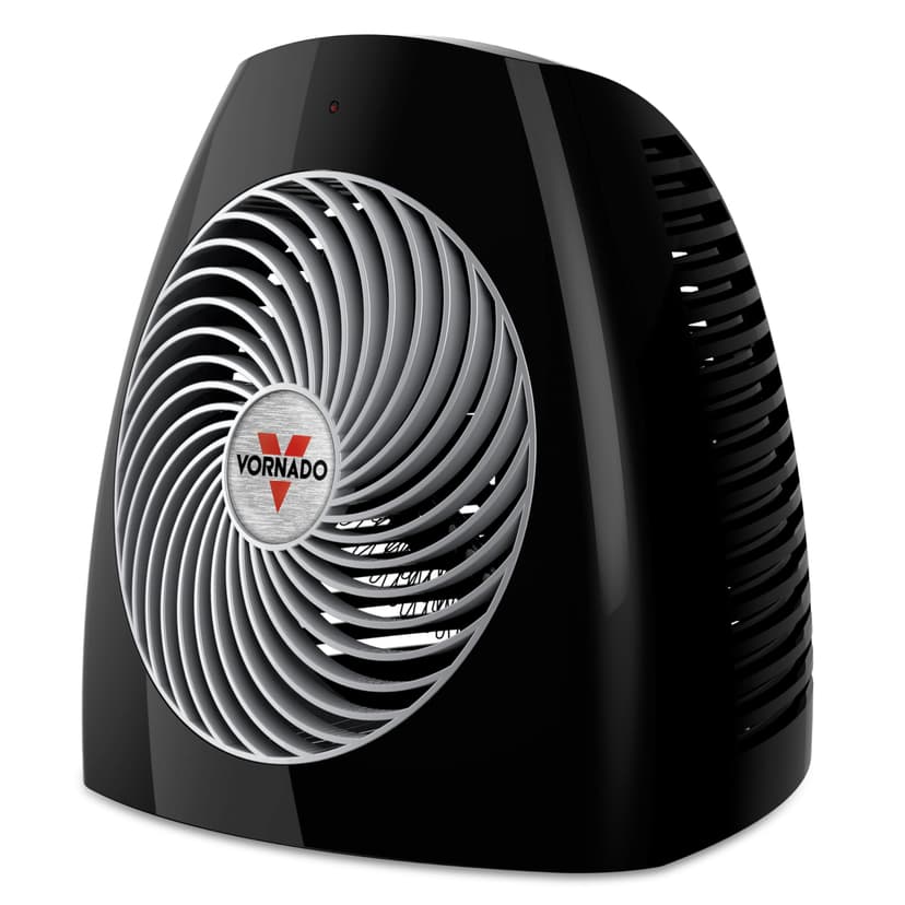 Vornado MVH (2025) Space Heater, 3 Heat Settings, Adjustable Thermostat, Tip-Over Protection, Auto Safety Shut-Off System, Indoor Use, Whole Room Heating, Black
