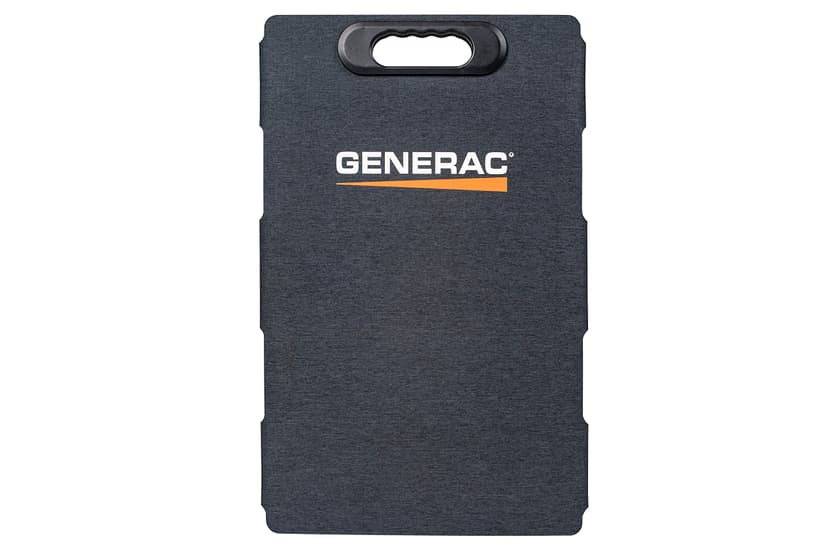 Generac 100-Watt Solar Panel - Efficient Solar Charging for GB Power Station - Lightweight and Portable - Waterproof and Dustproof - Parallel Capable for Increased Charging Power - Orange/Black