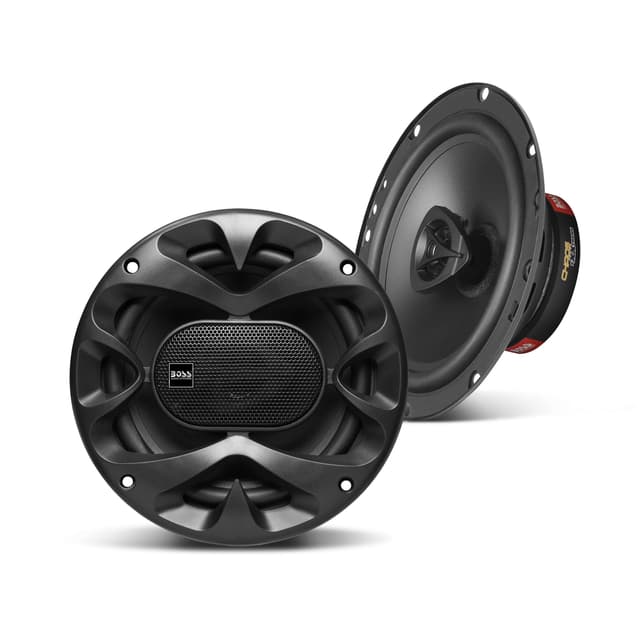 BOSS Audio Systems CH6520B 6.5 Inch Car Door Speakers - 250 Watts Max (Pair), Coaxial, 2 Way, Full Range, 4 Ohms, Sold in Pairs, Bocinas para Carro