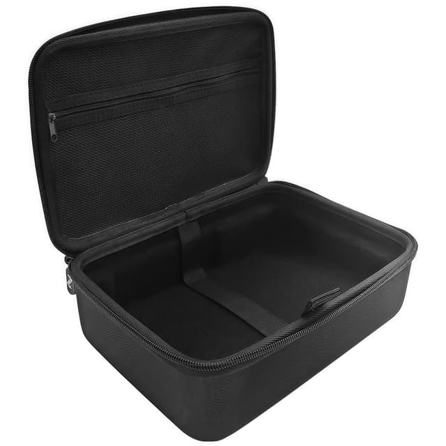 Musiin Audio Interface Storage Case, Compatible with SSL2 MKII and SSL2+ MKII Audio Interfaces, Top Cover Zipper Mesh Pocket Design and Handle Strap, Portable Travel Storage Case (Black)