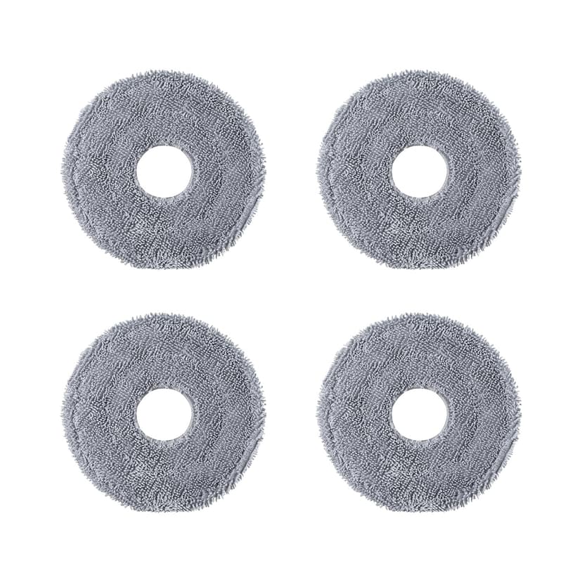 roborock 4 Pack Microfiber Mop Cloths Qrevo CurvX Robot Vacuum, Mop Pad Replacement Accessories