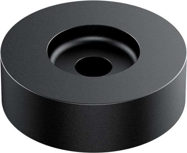 DIGITNOW 45 RPM Adapter, for 7 Inch Vinyl Record Players and Technics Turntables, Solid Aluminum Dome 45 Adapter (Black)