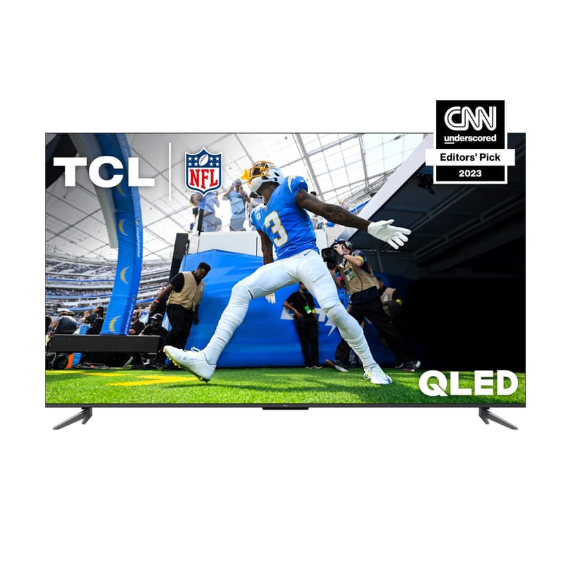 TCL 55-Inch Q6 QLED 4K Smart TV with Google TV (55Q650G, 2023 Model) Dolby Vision, Dolby Atmos, HDR Pro+, Game Accelerator Enhanced Gaming, Voice Remote, Works with Alexa, Streaming UHD Television