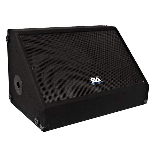 Seismic Audio - 15 Inch 350 Watts Floor Monitor Studio, Stage, or Floor use - PA/DJ Speakers - Bar, Band, Karaoke, Church, Drummer use