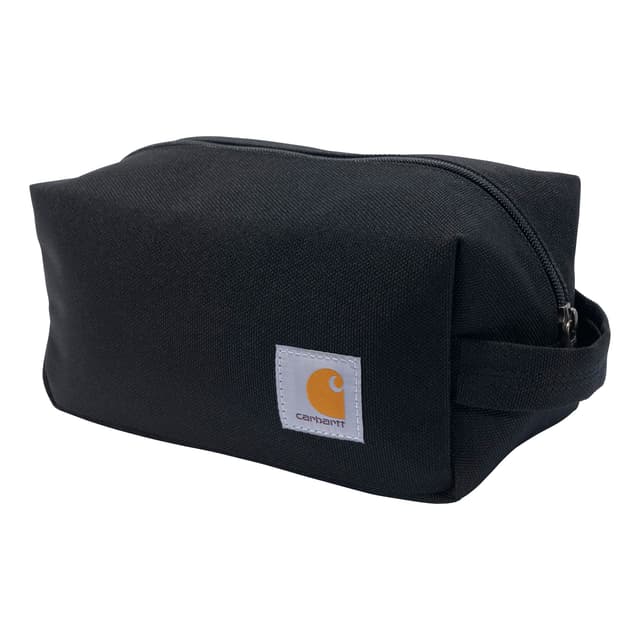 Carhartt Durable Travel Kit, Organize Essentials W/the Water Resistance Toiletry Bag, Black