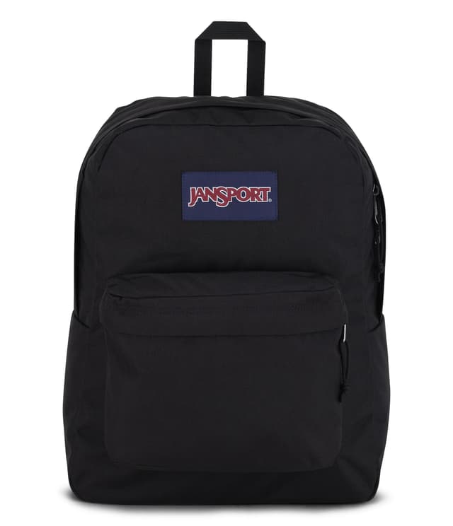 JanSport SuperBreak One Backpacks - Durable, Lightweight Bookbag with 1 Main Compartment, Front Utility Pocket with Built-in Organizer - Premium Backpack, Black