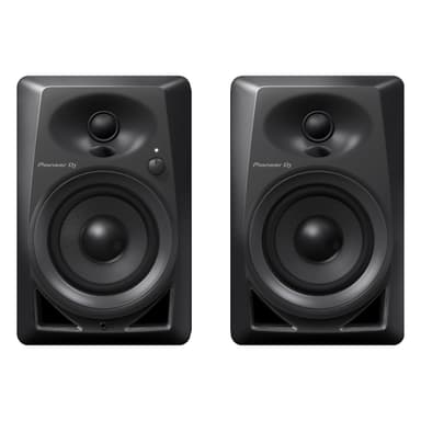 Pioneer DJ DM-40 - 21W 4" Two-Way Active Monitor - Black (Pair)