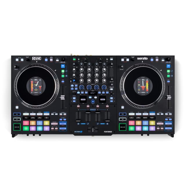 Rane PERFORMER 4-Channel Motorized DJ Controller, 7" Platters with Displays, Precision Feel Faders, Stem Split, Advanced FX, Serato DJ Pro Included