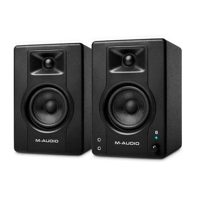 M-AUDIO BX4BT Pair 4.5" Studio Monitors and PC Speakers with Bluetooth for Recording and Multimedia with Music Production Software