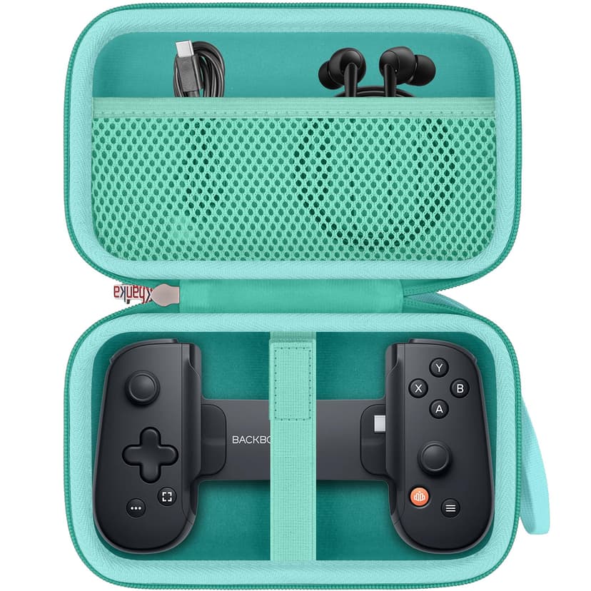 khanka Case for Backbone Pro/Backbone One iOS Mobile Gaming Controller,Carrying Case Compatible with Backbone Pro/Backbone One iOS Mobile Gaming Gamepad/Controller (Teal)
