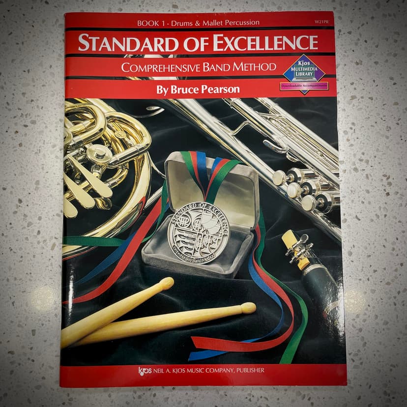 W21PR - Standard of Excellence Book 1 Drums and Mallet Percussion - Book Only