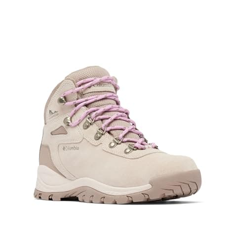 Columbia Womens Newton Ridge Plus Waterproof Amped, Dark Stone/Cosmos, 9