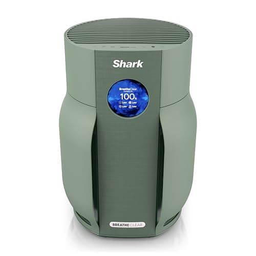 Shark BreatheClear with NeverChange, Intelligent Air Purifier for Home, HEPA-Exceeding In Every Mode for Dust, Dander, Allergens & More, Zero Filter Changes for Up To 6 Years, Sage, HP162GN (2026)