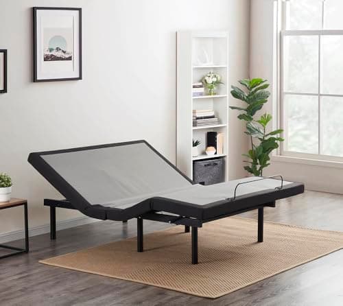 Nestl Adjustable Bed Frame - 2nd Generation - Adjustable Massage Queen Size Bed Frame with Wireless Remote, Head & Foot Massage, Zero Gravity Fast & Easy Assembly, USB Ports, Under Bed LED Lighting