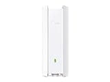 TP-Link Long Range Outdoor Access Point | WiFi Extender Outdoor Universal Compatible | WiFi 6 AX1800 Dual Band | IP68 Weatherproof | Seamless Roaming | Omada Remote Managed (EAP610-Outdoor)