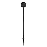 HOLACA Camera Ground Stake Mount and Weatherproof Silicone Skin for Blink Outdoor 4 Security Camera/Blink Outdoor 2K+ (2025 model), Spike Pole Mount, Black