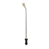 Psytfei Pressure Washer Gutter Cleaner Attachment Stainless Steel Angled Extension Wand Replacement for Karcher K2 K3 K4 K5 K6 K7 4000PSI 90 Degree (30°延长杆)