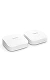 Amazon eero Pro 6E mesh wifi system - Supports internet plans up to 2.5 Gbps, Coverage up to 4,000 sq. ft., Connect 100+ devices, 2-pack