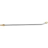 MERRYHAPY Metal Pressure Washer Extension Wand 30° Curved Rod with 0.25 Inch Inlet Connection for Car Wash and Household Cleaning Easy to Attach and Detach Sturdy Long-Term Use