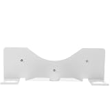Homoyoyo Space-Saving Vr Headset Display Stand Wall Mount Holder for Vr Controller and Headset, White Iron No Burr Wall Storage Rack for Daily Life and Store Organization