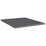 KGHFDVB Bookshelf Boards 8 pcs, Gray Shelf Boards 15.7x19.7x0.6 Engineered Wood, Bookshelf Panels 8 Pack for Additional Storage Space