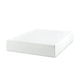 XUOXFUTZIG Queen Size-10 Memory Foam Mattress in a Box, Fiberglass Free Queen Size Bed Cushion, Green Tea Infused Support,Made in US White