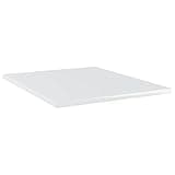 KGHFDVB Bookshelf Boards 8 Pack, High Gloss White 15.7x19.7x0.6 Inch Engineered Wood Shelves for Additional Storage Space