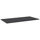 KPOTUERTU Replacement Shelf Boards Gray 4 Pack, Storage Shelf Panels for Additional Storage Space, Bookshelf Boards 4 Pcs Gray Engineered Wood Easy Clean