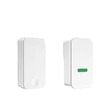 ONMYJFD Self-Powered Doorbell Home G4L Battery-Free Long-Distance Alert Pager with 36 Chimes EU Plug