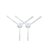 KUYJHNVD Side Brush, Compatible with Xiaomi, Replacement for Mijia, Vacuum Replacement for 1C 2C 1T Mop 2 Pro+ X10+(White)