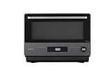 Panasonic Japanese Microwave, 1.0 cu. ft. 1200W Clean Design Flatbed Countertop Microwave Oven with Genius Sensor 2.0 One-Touch Cooking and Reheating, Inverter Technology, Auto Defrost – NN-SF57RM