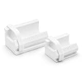Peptide Drug Vial Labeling Tool 2-Pack (one Large and one Small), Suitable for 10ml and 3ml vials, Label Alignment Tool, Applicable to Medicine Bottles or Various Sample Bottles. (Black)