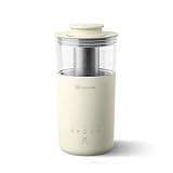 OISNGWNG 5 in 1 Electric Coffee Maker Multifunction Portable Milk Tea Machine Frother Automatic DIY 350ml