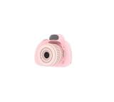 BXGBWKZHRQF Mini SLR Camera 2.4-inch high-Definition IPS Large Screen Front and Rear Dual Cameras Manual Rotation Zoom Focus(Pink)