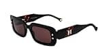 Carolina Herrera Pink Rectangular Ladies Sunglasses HER 0187/S 0GUU/U1 50
