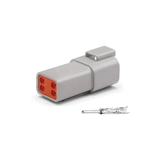 KIUYTRW 10 Sets 2P/3P/4P/6P/8P 22-16AWG Waterproof Connector Connectors Plug Kit DT06-2S DT04-2P DT04-3P(4P Male)