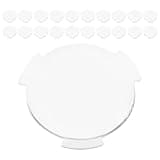 LABRIMP 50pcs Biconvex Light Blocking PC Plastic Lenses with 25mm Diameter 45mm Focal Length for Virtual Reality Headsets and Computers, Suitable for Commercial Use and Group Activities